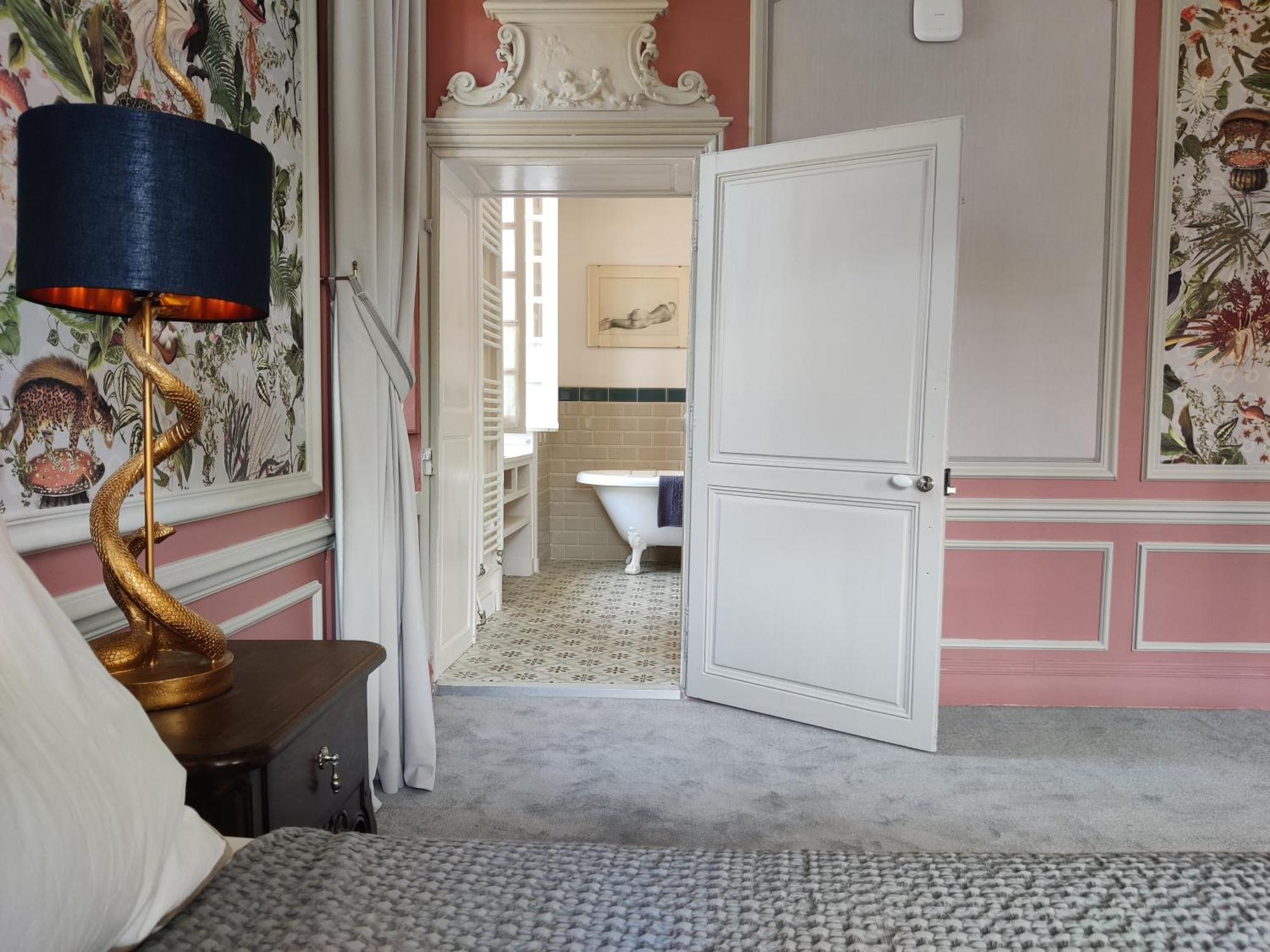Chateau De La Huberdiere Nazelles-Negron Szoba fotó