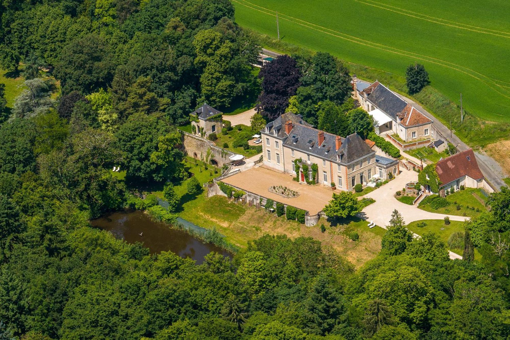 Chateau De La Huberdiere Nazelles-Negron Kültér fotó